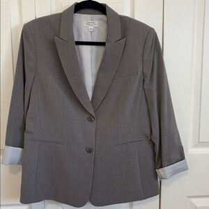 Light Gray Womens Blazer 14 Petite by Tahari